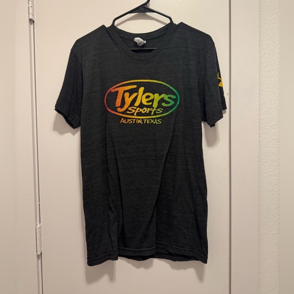 Keep Austin Weird Adult Medium Black T-Shirt by Tyler’s Black Rainbow